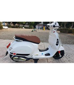 VESPA INFANTIL 12V, BLANCA, LICENCIA OFICIAL - JA460346